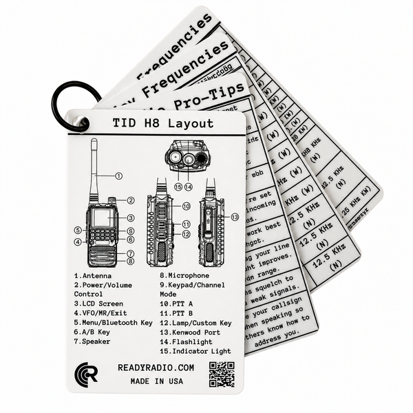 TIDRADIO TD-H8 Comms Cards