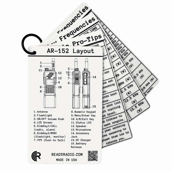 Baofeng AR-152 Comms Cards