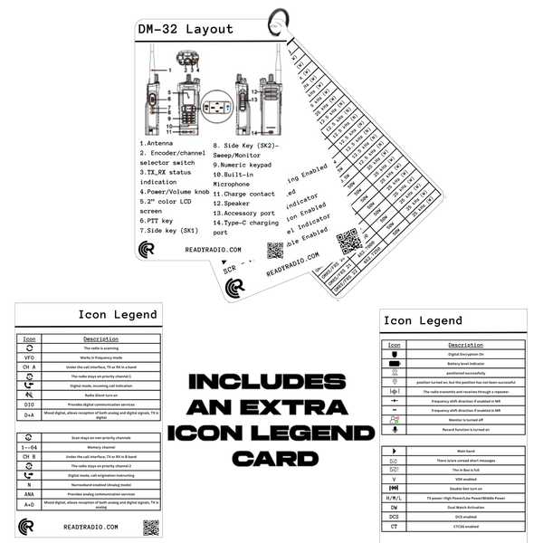 Ready Radio™ Comms Cards