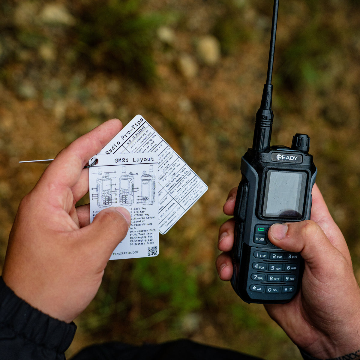 Mini Comms Baofeng UV-5R Mini Comms Cards | GMRS, MURS & Emergency Frequencies ...